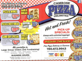 Camrose Pizza Unlimited food