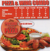 Hot Plate Gourmet Pizza And Wings menu