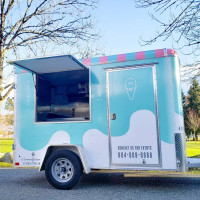 Crema Artisan Ice Cream And Desserts Truck! food