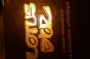 Restaurant Lotus D'Or menu