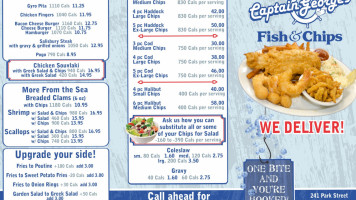 Captain George's Fish and Chips food