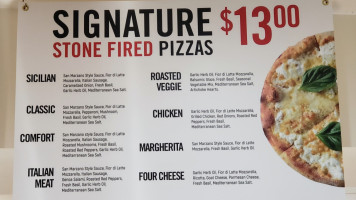 Pizza Hotline menu