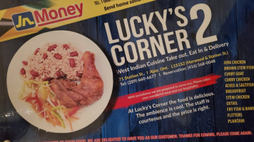 Luckys Corner food