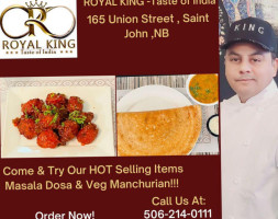 Royal King Taste Of India Saint John food