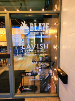 Blaze Gourmet Burgers food