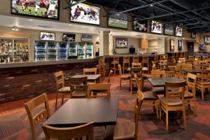 The Red Zone Premium Sports Bar inside