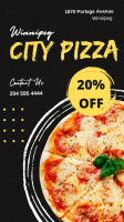 Winnipeg City Pizza Grill food