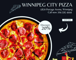 Winnipeg City Pizza Grill food