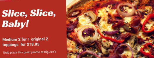 Big Zee's 2 For 1 Pizza food