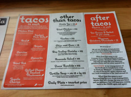 Taco Farm menu