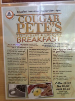 Cougar Pete's outside