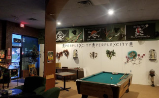 Perplexcity Escape Rooms Board Game Lounge inside