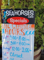 Seahorses Cafe food