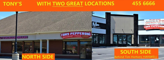 Tony Pepperoni Gourmet Pizza Fredericton South Side food