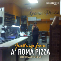A'roma Pizza inside