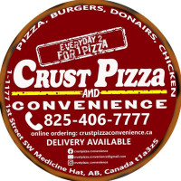 Crust Pizza Convenience inside
