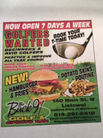 The Back 9 Golf Sports food