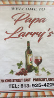 Papa Larry's food