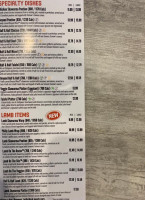 Osmow's Shawarma menu