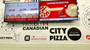 City Pizza inside