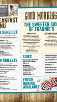 Frannies And Bakery menu