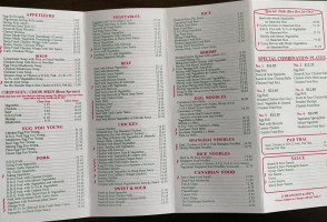 Double Happiness menu