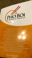 Pho Tru (mayfair Food Court) menu