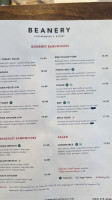 Beanery Coffeehouse Eatery menu