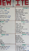 One's Kitchen menu