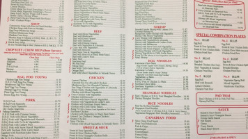 Double Happiness Restaurant menu