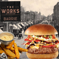 The Works Craft Burgers Beer food