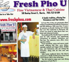 Fresh Pho U food