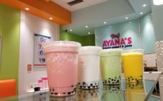 Ayana’s Frozen Yogurt Juice food