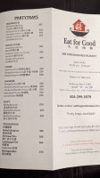 Eat For Good menu