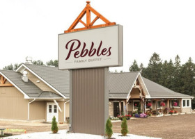 Pebbles Family Restaurant outside