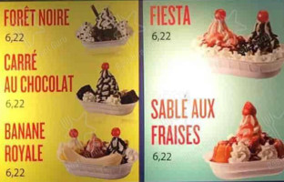 La Crémière menu