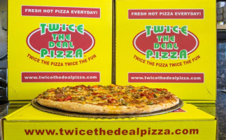 Twice The Deal Pizza. food