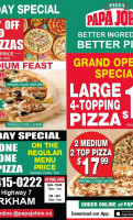 Papa Johns Pizza food