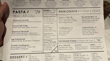 Piano Piano menu