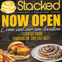 Stacked Pancake Breakfast House Cobourg food