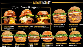 Burger Factory food