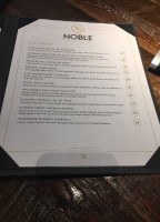 Noble Bistro Seafood Oakville menu