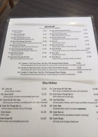 Song Huong Vietnamese menu