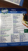 The Greek Grill menu