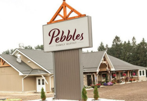 Pebbles Family Restaurant outside