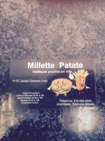 Millette Patate inside