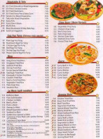 Golden Star menu