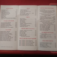 Loung Sing Chinese Restaurant menu