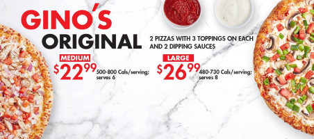 Gino's Pizza food