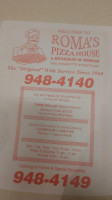 Romas Pizza House Of Windsor food